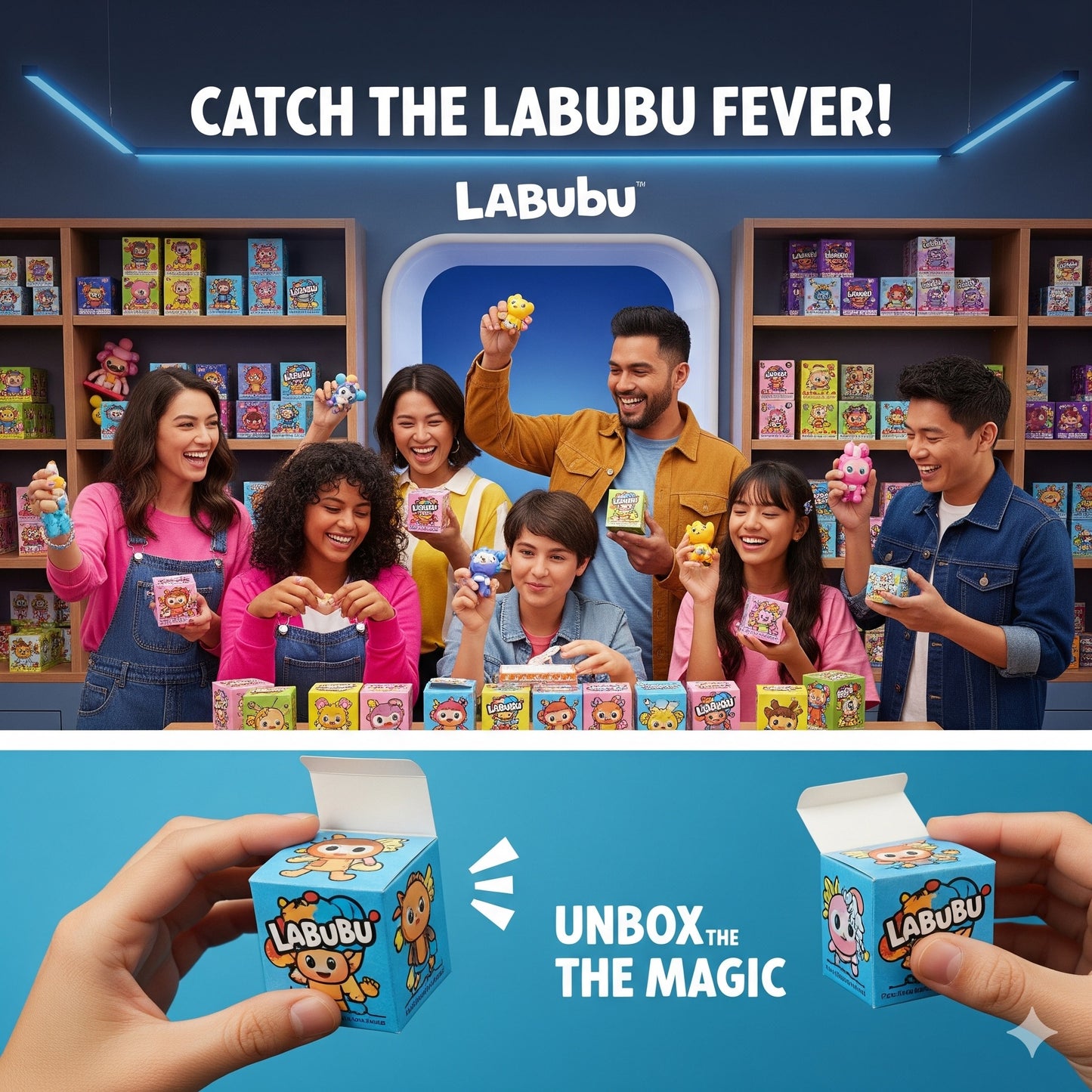 Labubu Collectible Figure Cute & Quirky Designer Toy for Collectors and Gifts
