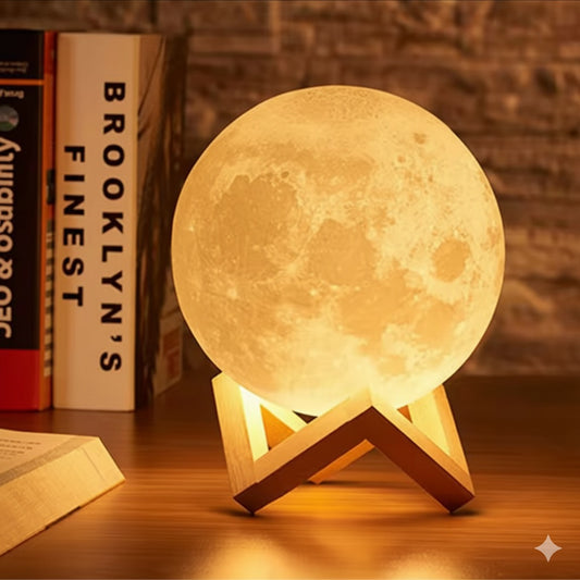 Moon Lamp - 3D Moon Night Light for Kids Bedroom