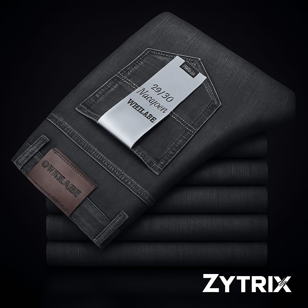 Men’s Navy Blue Slim Fit Denim Jeans – Premium Everyday Wear