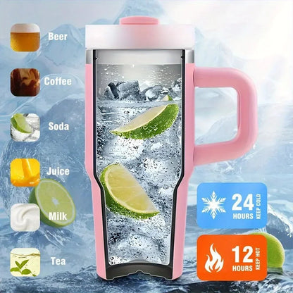Personalized of Name14 Oz SUS304 Travel Cup Customization Water Bottle with Straw Suitable for Birthday Gifts Sport Water Bottle